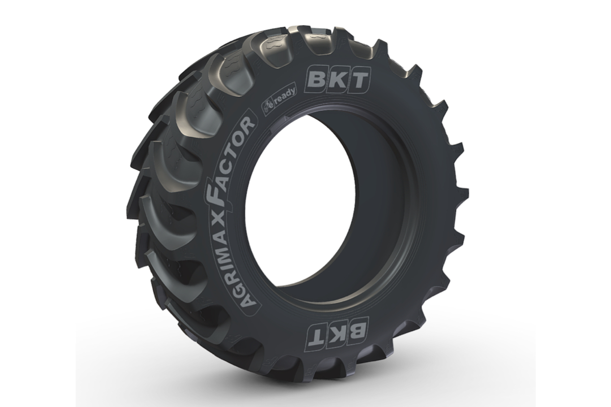 BKT AGRIMAXFACTOR ha i requisiti strutturali richiesti da macchinari sempre più pesanti, compreso il peso maggiore dei pacchi batteria dei veicoli elettrici